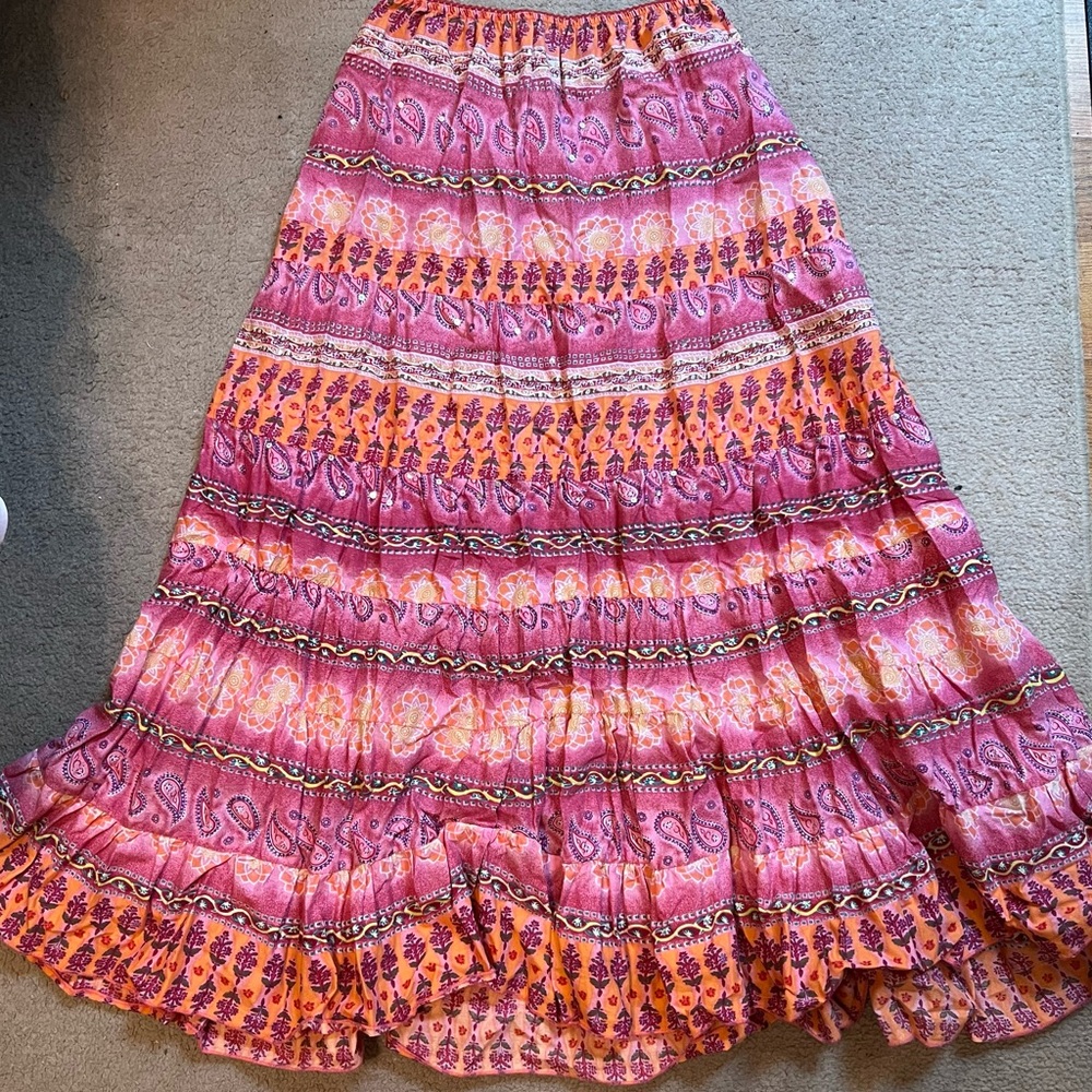 🌺Paisley pattern maxi skirt🌺